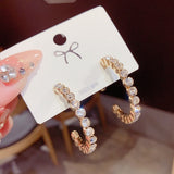 New Fashion Korean Oversized White Pearl Drop Earrings