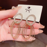 New Fashion Korean Oversized White Pearl Drop Earrings