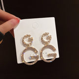 New Fashion Korean Oversized White Pearl Drop Earrings
