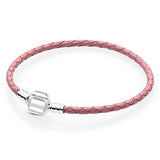 Silver Plated Cute Owl Snake Chain Charm Bracelet