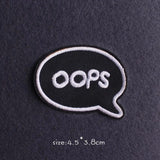 Hippie/Punk handmade Patch Embroidery Patches On Clothes Iron On Patches For Clothing  Patches For Clothes Animal Stickers