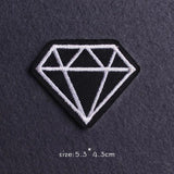 Hippie/Punk handmade Patch Embroidery Patches On Clothes Iron On Patches For Clothing  Patches For Clothes Animal Stickers