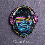 Hippie/Punk handmade Patch Embroidery Patches On Clothes Iron On Patches For Clothing  Patches For Clothes Animal Stickers