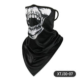 Summer Cold Ice Motorcycle Face Mask Men Skull Caps Helmet Balaclava Headwrap Bandana Face Shield Headband Running Cycling Hat