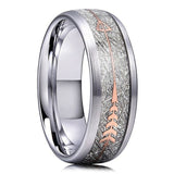 Fashion 8MM Men's Blue Groove Beveled Edge Tungsten Carbide Ring Black Celtic Dragon Blue carbon fibre Ring Men Wedding Band