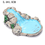 2021 New DIY Miniature Landscape Mini Pool Fairy Tale Garden Lawn Decoration Mountain Doll HouseHome Decoration Crafts Ornaments