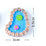 2021 New DIY Miniature Landscape Mini Pool Fairy Tale Garden Lawn Decoration Mountain Doll HouseHome Decoration Crafts Ornaments