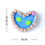 2021 New DIY Miniature Landscape Mini Pool Fairy Tale Garden Lawn Decoration Mountain Doll HouseHome Decoration Crafts Ornaments