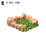 2021 New DIY Miniature Landscape Mini Pool Fairy Tale Garden Lawn Decoration Mountain Doll HouseHome Decoration Crafts Ornaments