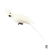 25cm 35cm Simulation Parrot Creative Feather Lawn Figurine Ornament Animal Bird Outdoor Garden Party Prop Decoration Miniature