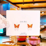 2020 Fashion Geometric Butterfly Clip Earring For Teens Women Ear Cuffs Cool Jewelry Retro Chain Long Hanging Earings Metal Gift