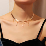 Vintage Multi-layer Sparkling Chain Necklace