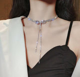 Vintage Multi-layer Sparkling Chain Necklace