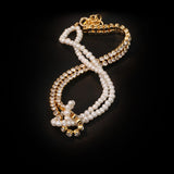 Vintage Multi-layer Sparkling Chain Necklace
