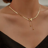 Vintage Multi-layer Sparkling Chain Necklace