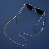 Bohemian Natural Stone Glasses Chain Irregular Stone