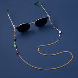 Bohemian Natural Stone Glasses Chain Irregular Stone