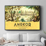 Cambodia Landscape Art Photography Canvas Prints Modern Wall Painting Posters