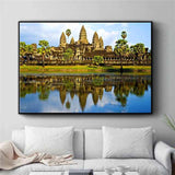 Cambodia Landscape Art Photography Canvas Prints Modern Wall Painting Posters