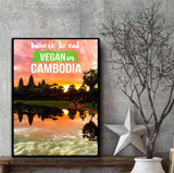 Cambodia Landscape Art Photography Canvas Prints Modern Wall Painting Posters