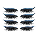 8pcs Reusable Cat Eye Makeup Eyelash Stripe