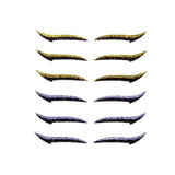 8pcs Reusable Cat Eye Makeup Eyelash Stripe