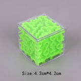 TOBEFU 3D Maze Magic Cube Transparent Six-sided Puzzle Speed Cube Rolling Ball Game Cubos Maze Toys for Children Educational