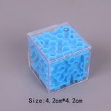 TOBEFU 3D Maze Magic Cube Transparent Six-sided Puzzle Speed Cube Rolling Ball Game Cubos Maze Toys for Children Educational