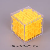 TOBEFU 3D Maze Magic Cube Transparent Six-sided Puzzle Speed Cube Rolling Ball Game Cubos Maze Toys for Children Educational