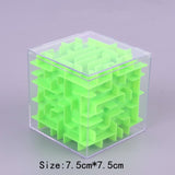 TOBEFU 3D Maze Magic Cube Transparent Six-sided Puzzle Speed Cube Rolling Ball Game Cubos Maze Toys for Children Educational