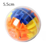 TOBEFU 3D Maze Magic Cube Transparent Six-sided Puzzle Speed Cube Rolling Ball Game Cubos Maze Toys for Children Educational