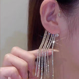 Silver Sparking Plated Metal Butterfly Ear Clips Without Piercing
