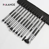 MAANGE Makeup Brushes Pro Pink Brush Set Powder EyeShadow Blending Eyeliner Eyelash Eyebrow Make up Beauty Cosmestic Brushes