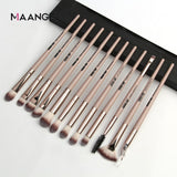 MAANGE Makeup Brushes Pro Pink Brush Set Powder EyeShadow Blending Eyeliner Eyelash Eyebrow Make up Beauty Cosmestic Brushes