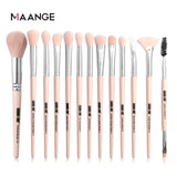 MAANGE Makeup Brushes Pro Pink Brush Set Powder EyeShadow Blending Eyeliner Eyelash Eyebrow Make up Beauty Cosmestic Brushes