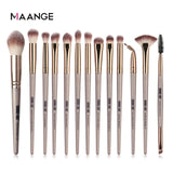 MAANGE Makeup Brushes Pro Pink Brush Set Powder EyeShadow Blending Eyeliner Eyelash Eyebrow Make up Beauty Cosmestic Brushes