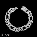 Luxury 12mm Iced Out Cuban Chain Bracelet