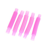 5Pcs Mini Pop Tubes Sensory Toy For Adult Fidget Stress Relieve Toys Kid Autism Anti Stress Plastic Bellows Children Squeeze Toy