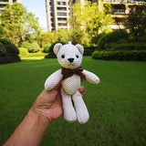1pcs 16CM Bear Stuffed Plush Toys Baby Cute Dress Key pendant Pendant Dolls Gifts Birthday Wedding Party Decor