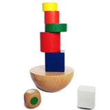 1Set Wooden Hammering Ball Hammer Box Children Fun Playing Hamster Game Toy Early Learning Educational Toys