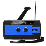 Wireless Outdoor Hand-cranked Solar Charging Emergency FM Radio