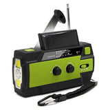 Wireless Outdoor Hand-cranked Solar Charging Emergency FM Radio
