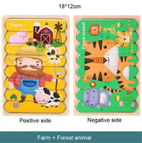 1Set Wooden Hammering Ball Hammer Box Children Fun Playing Hamster Game Toy Early Learning Educational Toys