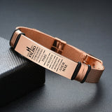 Vnox 12mm Bracelets Watch for Man