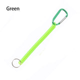 1PC Tactical Retractable Spring Elastic Rope Security Gear Tool Hiking Camping Anti-lost Phone Keychain Fishing Lanyards Outdoor