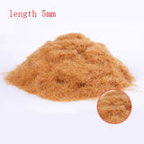 30g Miniature Scene Model Materia Turf Flock Lawn Nylon Grass Powder STATIC GRASS 3MM/ 5MM 8/MM Modeling Hobby Craft Accessory