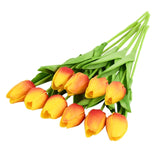 10PCS Tulip Artificial Flower Real Touch Artificial Bouquet Fake Flower for Wedding Decoration Flowers Home Garen Decor