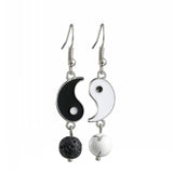 Tai Chi Yin Yang Couple Bracelets Alloy Pendant Adjustable Braid Chain