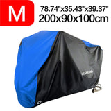 Black Blue Design Waterproof Motorcycle Covers Motors Dust Rain Snow UV Protector Cover Indoor Outdoor M L XL XXL XXXL D25