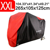 Black Blue Design Waterproof Motorcycle Covers Motors Dust Rain Snow UV Protector Cover Indoor Outdoor M L XL XXL XXXL D25